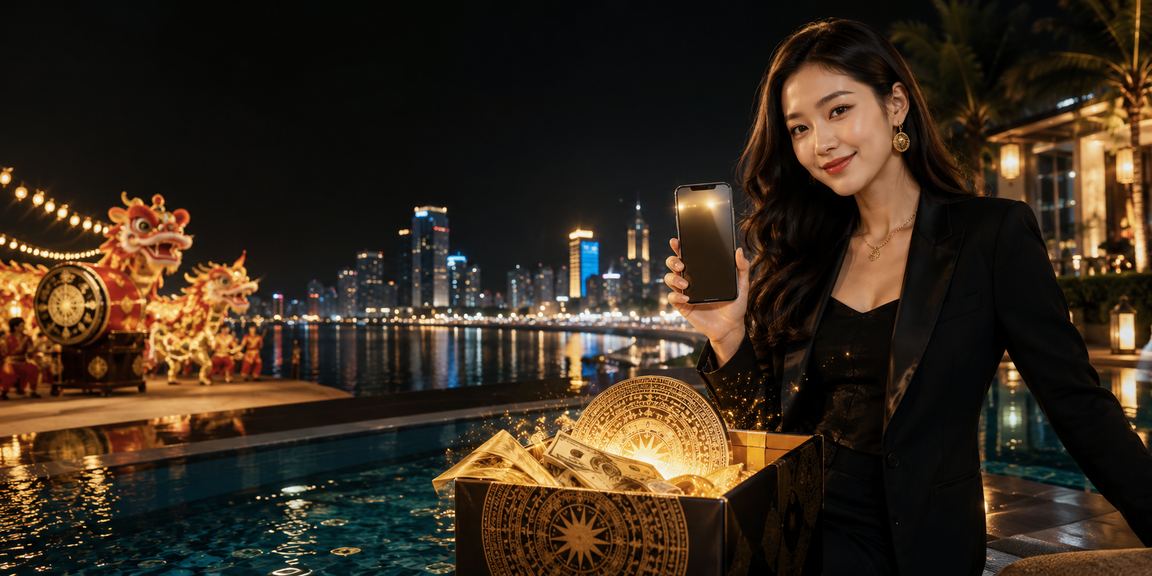 Người dùng tại Đà Nẵng mở ứng dụng casino trên điện thoại trong lễ hội